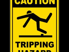 Caution Tripping Hazard